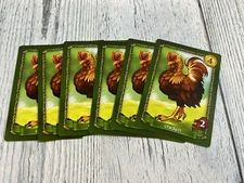 Sheriff of Nottingham 6 Count Regular Chicken Replacement Extra Cards Official