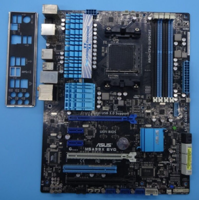 ASUS M5A99X EVO REV:1.01 DDR3 - ATX - Sockel  AM3+  - mit I/O Shield #MX76