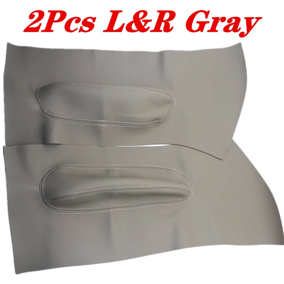 Tarjetas de inserción de panel de 2 puertas para Volkswagen Beetle 98-10 vinilo cuero gris Foto 2 de 4