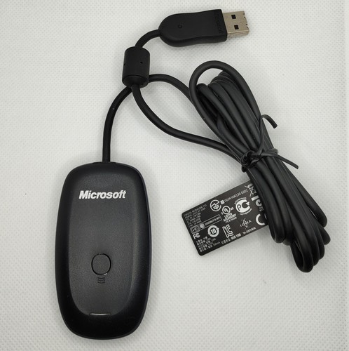 Adaptateur Bluetooth Dongle USB PC Officiel Microsoft Noir Pour Manette Xbox 360 - Afbeelding 1 van 1