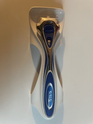 Schick Hydro 5 Razor Handle With Holder/Stand Used