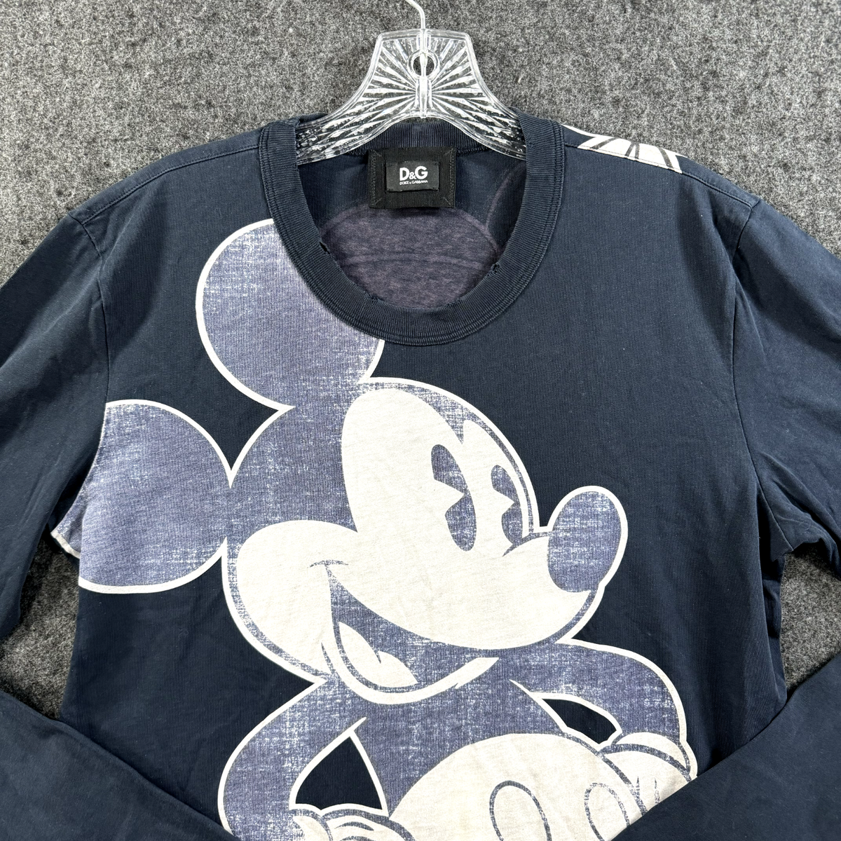Dolce Gabbana D&G Disney Top Men's 48 Medium Blue Mickey Dolce Gabbana D&G Disney Top Men's 48 Medium Blue Mickey