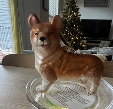 ROBERT STANLEY 2023 Pembroke Welsh CORGI Glass Blown Christmas Ornament NWT 4"