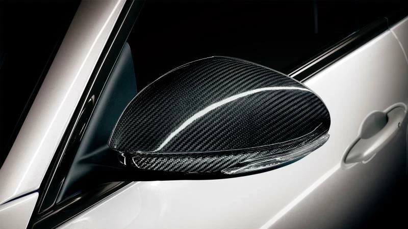 Tapas de espejos retrovisores de fibra de carbono Quadrifoglio para Alfa Romeo Giulia 2017-2024 Foto 3 de 4