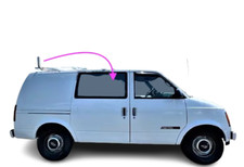 Fits:1985-1993 Chevrolet Astro Safari Right Side Sliding Door Window Glass-Clear