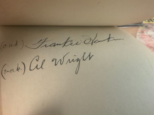 AUTOGRAPH BOOK * SIGNED BY 1944 SF SEALS TEAM, INCL. LEFTY O’DOUL - 31 SIGNERS - Picture 6 of 6