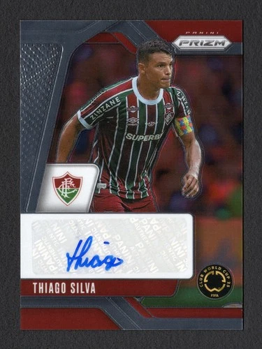 Thiago Silva 2025 Panini Prizm FIFA Club World Cup Signatures Auto Fluminense