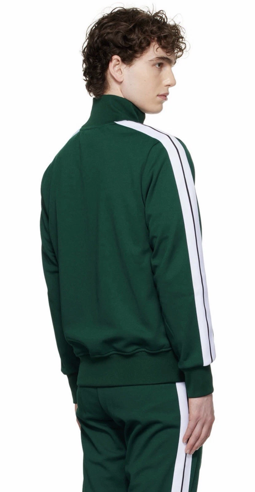 Palm Angels SS23 Classic Track Jacket 'Green White' XXL 100% Authentic Brand New image 3