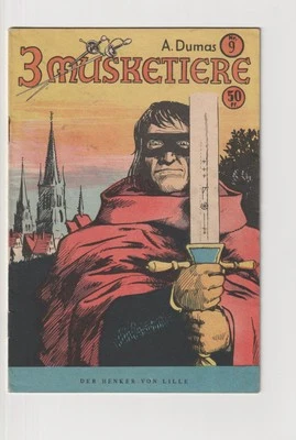 Drei Musketiere Nr 9 ( 1 - 2 )     Original  von 1954, 3 Musketiere - Bild 1 von 2