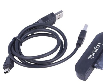 USB to SATA adapter; SATA plug,USB A plug x2,USB B micro pl - AU0011A | EU Stock