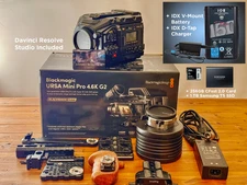 Blackmagic URSA Mini Pro 4.6K G2 | Davinci Resolve Studio | PL + EF Mounts