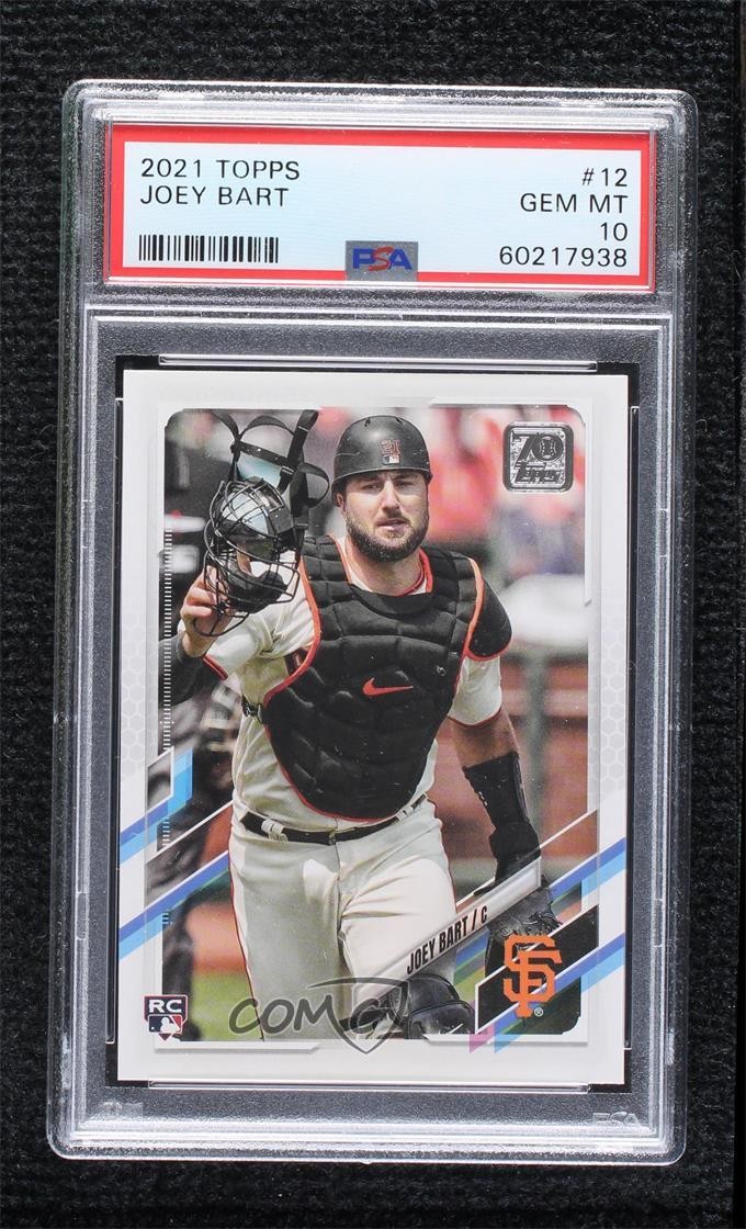 2021 Topps Joey Bart (White Jersey) #12 PSA 10 GEM MT Rookie RC 0p31