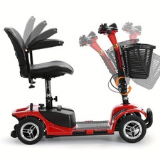 2025 4 Wheels Mobility Scooters Power Wheel Chair Electric Device Compact Mirror
