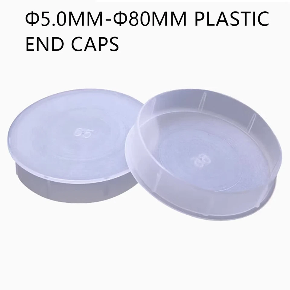Plastic End Caps For Pipe Fitting Inserts Bungs Inserts Plug /Clear Φ5.0mm-Φ80mm - Bild 1 von 4