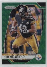 2024 Panini Prizm Green Wave Prizm Troy Polamalu #248 HOF 1eh5