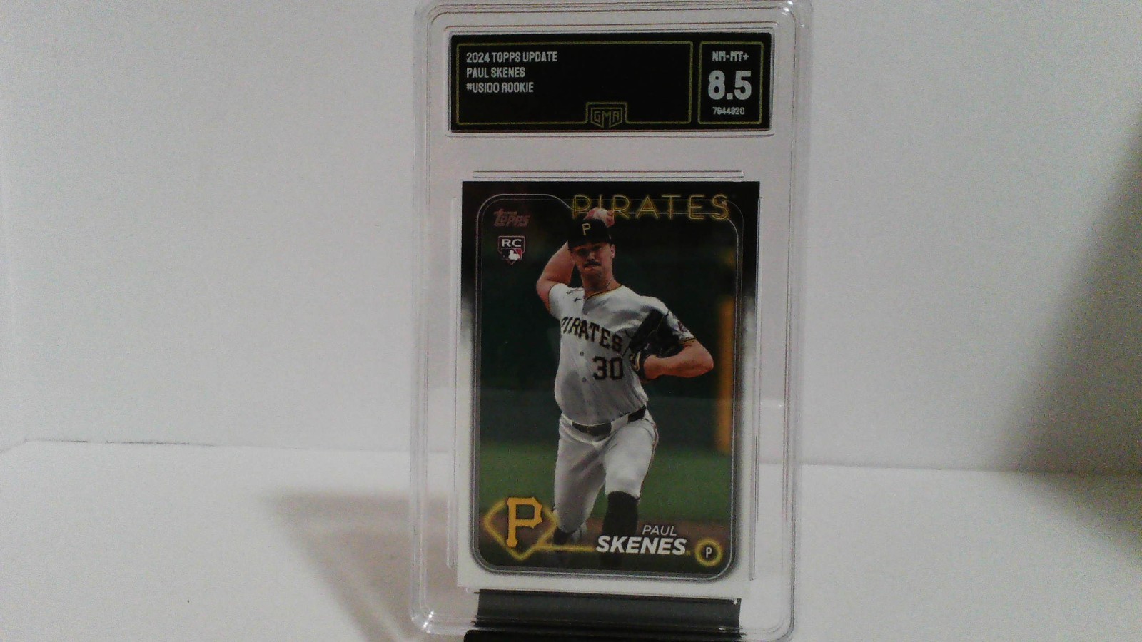 2024 Topps Update Series - Paul Skenes #US100 Rainbow Foil White uniform (RC)