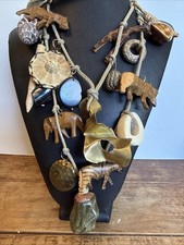 Boho Ethnic Hippie Natural Element Charm Neck...
