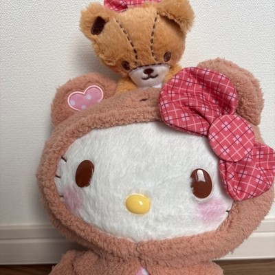 Sanrio Hello Kitty Bear Costume Plush Doll 30cm Japan Prize Limited Tag