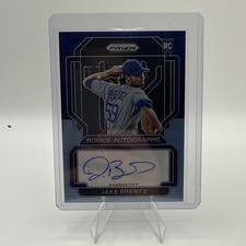 2022 Panini Prizm - Rookie Autographs Jake Brentz /25 Blue #RA-BZ (AU, RC)