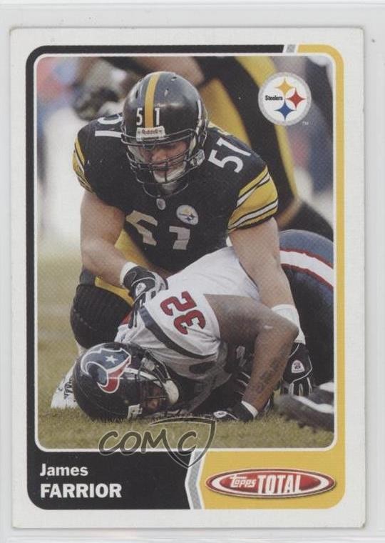 2003 Topps Total James Farrior #229 16ru