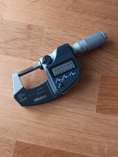 Mitutoyo Ip65 Coolant Proof Electronic Digital Outside Micrometer 0 to 1"