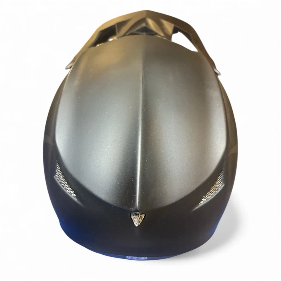 Troy Lee D3 Fiberlite Downhill MTB Helmet Mono Matte Black Large (58-59cm) - Image 3 of 4