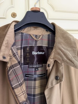barbour jacke herren xl Leightweight Beaufort braun, kaum Gebrauchspuren s. Bild