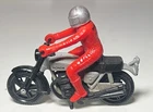 Matchbox Lesney #18 Hondorora Silver/Black Motorcycle w/Red Rider