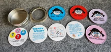 2004 Trendy Wendy Coasters w/ Tin & Insert Original David Goliath Goodbye Kitty