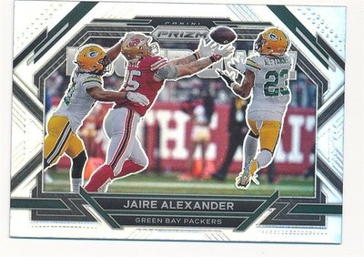 JAIRE ALEXANDER 2022 PANINI PRIZM SILVER LOCKDOWN #L-8 GREEN BAY PACKERS MINT