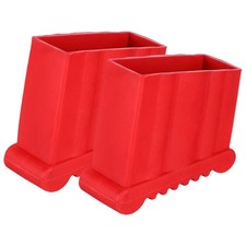 Ladder Feet Replacement Red Durable Rubber Pads Non Skid Ladder Accessories
