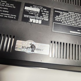 SEGA Master System Base ONLY With FREE Game - Tested Works - READ!