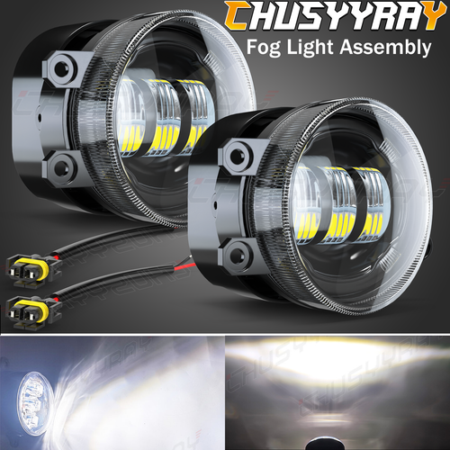 for 2006-2012 Toyota RAV4 Pair Bumper Fog Light Driving Lamp w/Bulbs Replacement - Zdjęcie 1 z 12