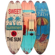  3 Pcs Déco Murale Ornement Décoratif De Mini Planche Surf Décoration