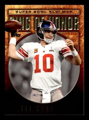 2012 Topps Ring of Honor #RH46-EM Eli Manning RH C054