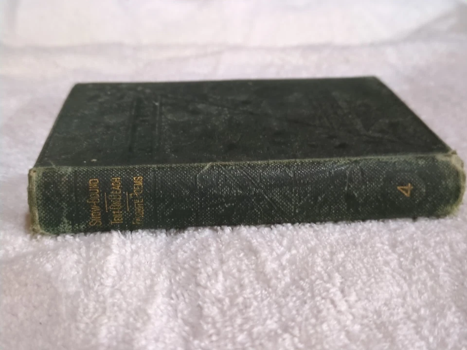 #4 Modern Classics Poems of John Greenleaf Whittier Hardcover 1891, Illustrated — 第 3/4 张图片