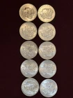 Lot of 10 Morgan Silver Dollars (1878–1921) – 90% Silver – BU Condition 🔥🔥🔥🔥