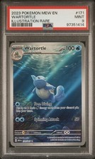 2023 Pokémon TCG Mew En Wartortle 171/165 Illustration Rare PSA MINT 9