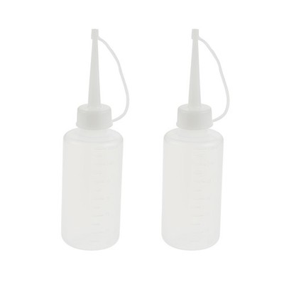2Pcs 120ml Plastic Oiler Household Sewing Machine Oiler Spout Empty Oil Pot