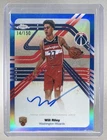 Will Riley 2025 Topps Chrome #NS-WR Blue Refractor Next Stop RC Auto /150