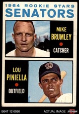 1964 Topps #167 Lou Piniella / Mike Brumley Senators RCs RC 3 - VG