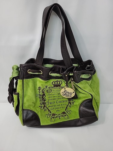 AUTHENTIC VINTAGE Juicy Couture Daydreamer GP Love Collection y2k Green Rare Bag