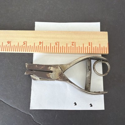 Vintage Railroad Bus Condutor's Punch Ticket Punch 5 Inch   Giraffe? Shape