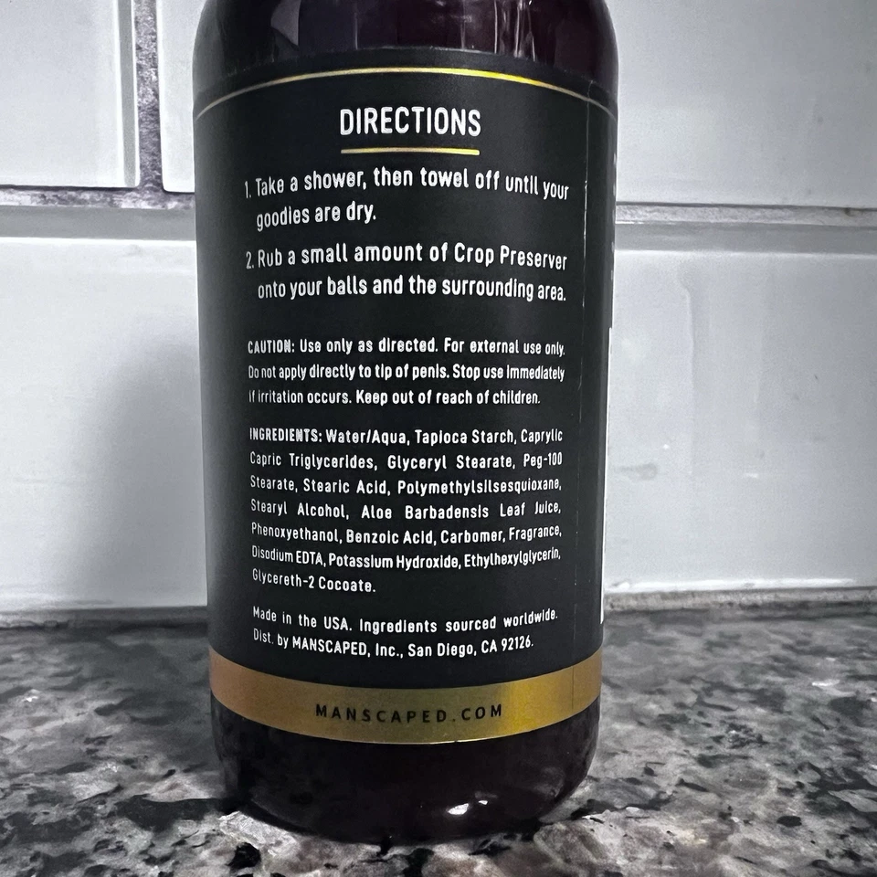 MANSCAPED® The Crop Preserver™, desodorante anti rozaduras para bola para hombre Foto 3 de 4
