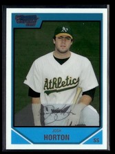 2007 Bowman Draft Chrome Draft Picks BDPP46 Josh Horton Rookie Oakland Athletics