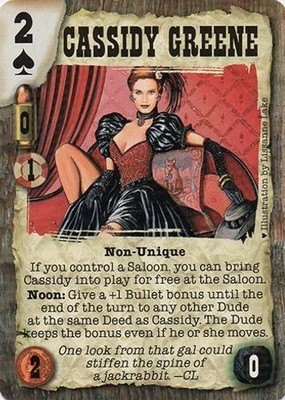 Cassidy Greene - Pine Box Edition - Doomtown CCG