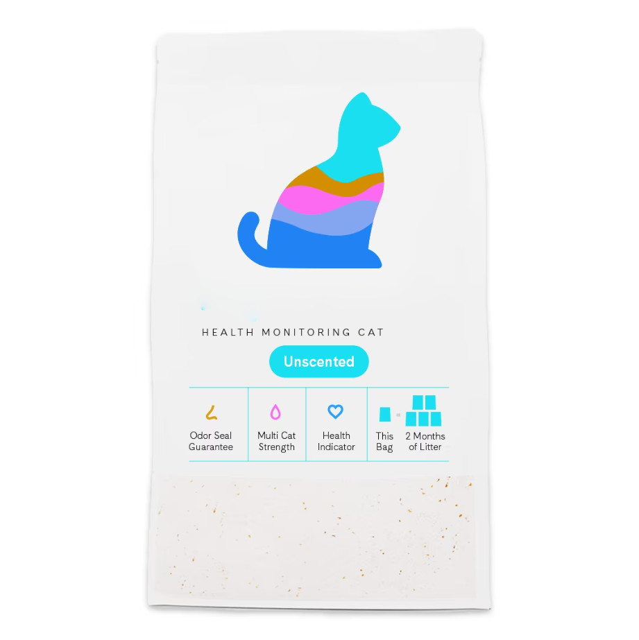 health monitoring cat litter 8 lb odor control crystal cat litter