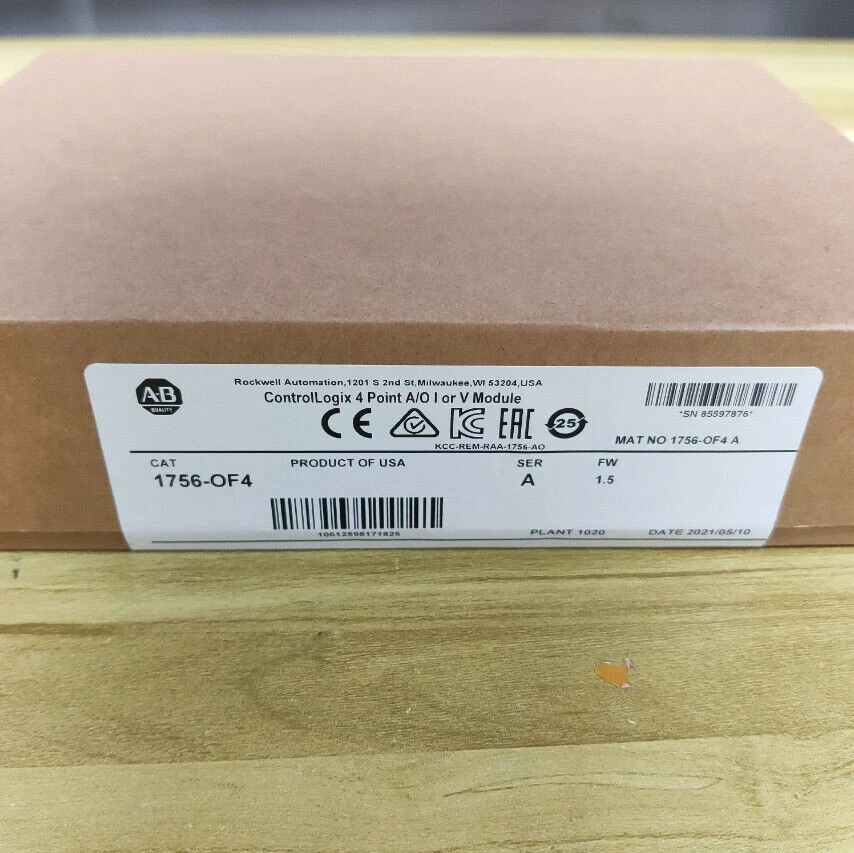 1756-OF4 NEW PLC 1756-OF4/A ControlLogix 4 Pt A/O I or V Module1756OF4 - Image 3 of 4