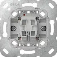 Gira 312600 Tast-Kontrollschalter-Einsatz Mit Befestigungskrallen, Aus-Wechselsc