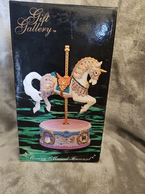Gift Gallery Revolving Musical Carousel Horse 